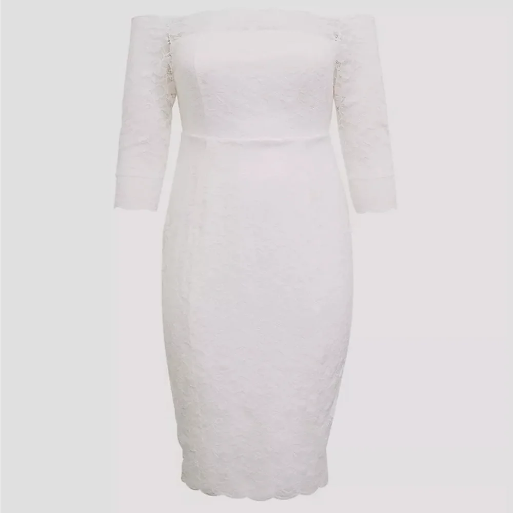 Bodycon White Dress Torrid - Picture 5 of 13